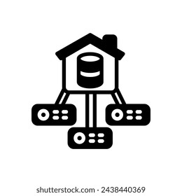 Data Mart icon in vector. Logotype