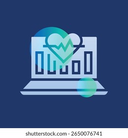 ilustração de glassmorfismo de medicina de dados. Elementos de desfoque de transparência. Design em camadas da interface do usuário. Elemento isolado do vetor. 