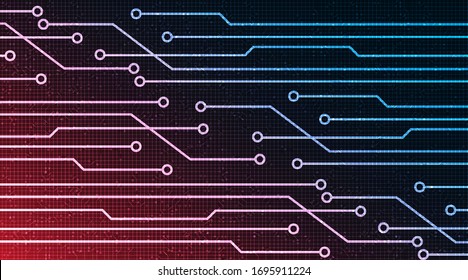 Data Microchip on Technology Background,Hi-tech Digital and security Concept design,Free Space For text in put,Vector illustration.