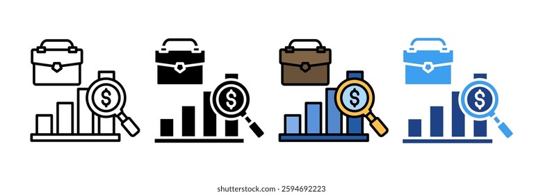 Data Migration Icon Set Multiple Style Collection