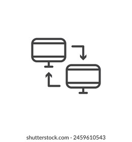 Data Migration Icon Set. Visuals for Data Transfer.
