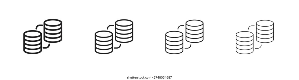 Data Migration icon. Simple graphic element set