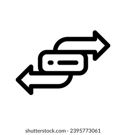 Data Migration Icon Vector Symbol Design Illustration