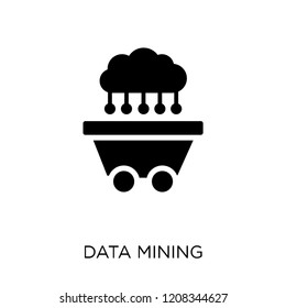 Data Mining icon. Data Mining symbol design from Artificial Intellegence collection.