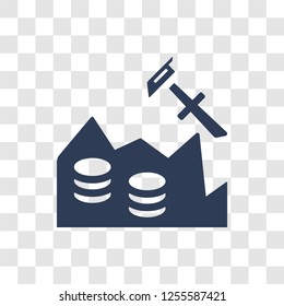 Data Mining icon. Trendy Data Mining logo concept on transparent background from Artificial Intelligence collection