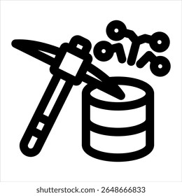 data mining icon vector illustration on white background
