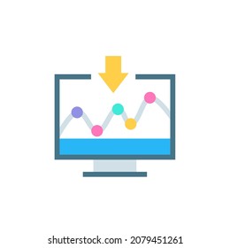Data Mining icon in vector. Logotype