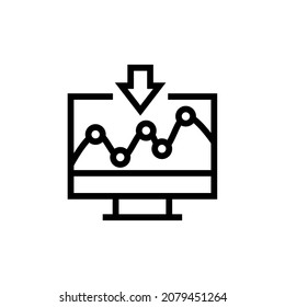 Data Mining icon in vector. Logotype
