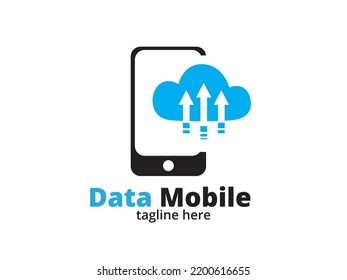 Data Mobile Cloud Website Storage Network Logo