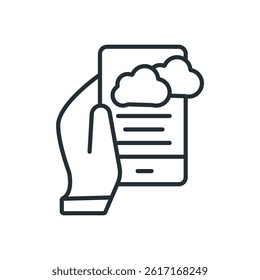data mobility icons isolated on White Background. Flat style design