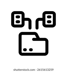 data modeling line icon. Clean and minimalist vector icon for websites, mobile apps, presentations, and logos. Fully scalable and customizable for any project.