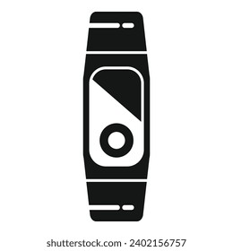 Data network band icon simple vector. Sport data network. Security digital