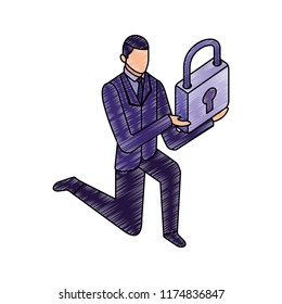 data network businessman concept