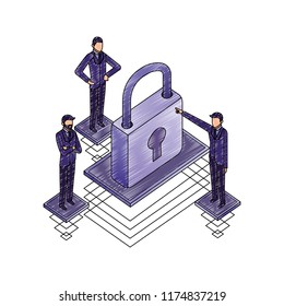 data network businessman concept