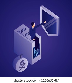 data network concept