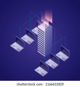 data network concept