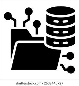 Data Network Icon Element For Design