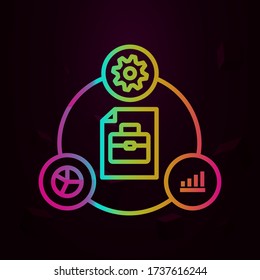 Data nolan icon. Simple thin line, outline vector of Future business icons for ui and ux, website or mobile application