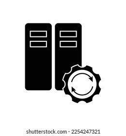 Data optimization icon design. isolated on white background. vector illustration