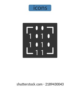 Data Pattern Icons  Symbol Vector Elements For Infographic Web