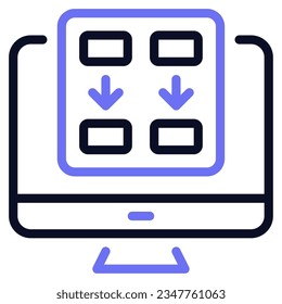 Data Patterns Icon illustration, for uiux, infographic, etc