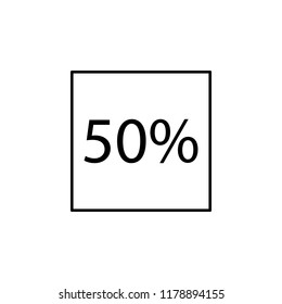 data percentage icon. Element of online and web for mobile concept and web apps icon. Thin line icon for website design and development, app development. Premium icon on white background