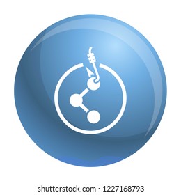 Data phishing icon. Simple illustration of data phishing vector icon for web design isolated on white background
