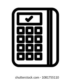 data phone icon vector pictogram mark symbol