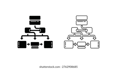 Data Pipeline Architecture: ETL vs ELT Systems Comparison Vector