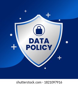 Data Policy Security Safety Shield Information Vector