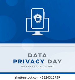 Data Privacy Day Celebration Vector Design Illustration for Background, Poster, Banner, Advertising, Greeting Card