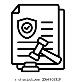 Data Privacy Icon Element For Design