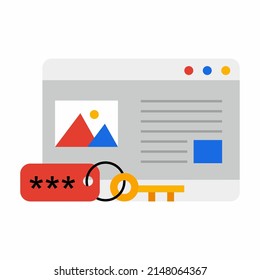 Data privacy and security icon design
