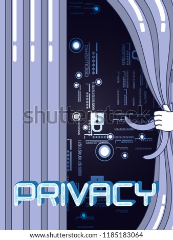 data privacy set icons