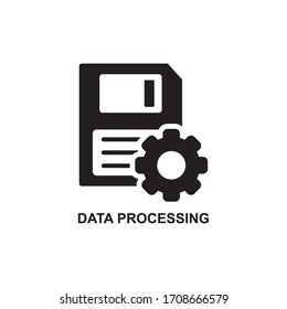 DATA PROCESS ICON , DOCUMENT SETTING ICON