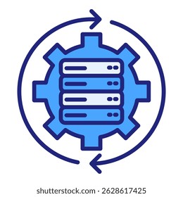 Data Processing Icon Element For Design
