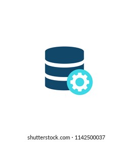 data processing icon isolated on white