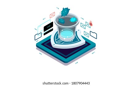 Data protection, anti-virus system, protection against malicious programs and applications.