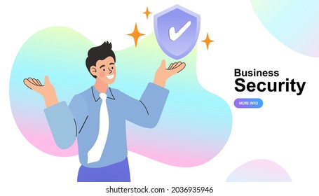 Data protection concept. software access data as confidential. Network Security. digital protection. landing page website illustration vector flat design.