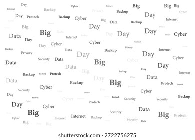 Ilustración del concepto de seguridad del Día de la Protección de Datos de un fondo abstracto