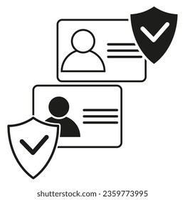 Icono de protección de datos. Ilustración vectorial. EPS 10.
