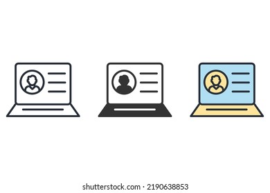 data protection icons  symbol vector elements for infographic web