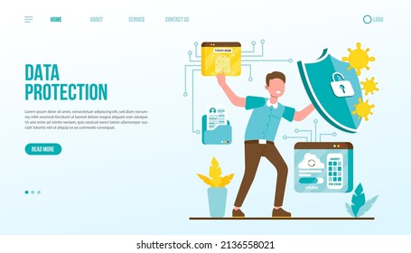 Data Protection Landing Page Template