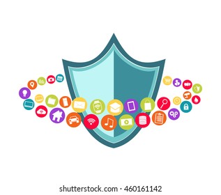 Data protection. Data security. Antivirus. 