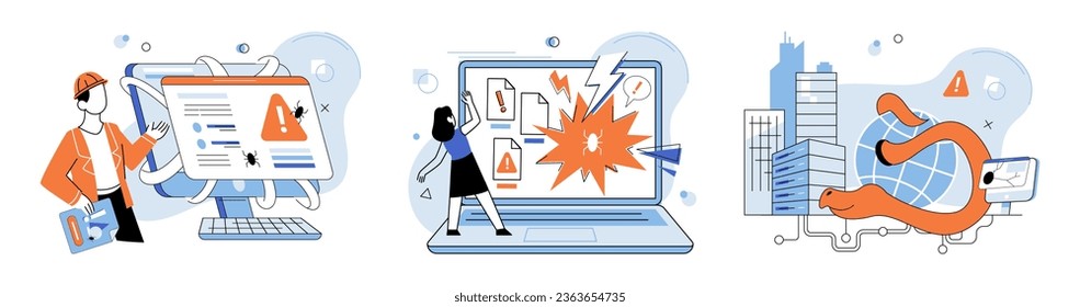 Protección de datos. Ilustración vectorial. La protección de datos es un escudo metafórico que garantiza la seguridad de la información La tecnología desempeña un papel crucial para garantizar la seguridad de los datos Las empresas priorizan la privacidad y las empresas