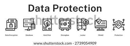 Data protection workflow from encryption through secure storage and safeguarding measures