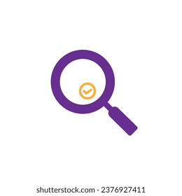 data quality assessment or study case thin line icon. concept of fraud search or accounting plan symbol. stroke art trend modern paperwork logotype graphic web linear market design isolated on white