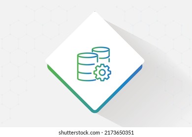 Data Quality Manager icon vector design
