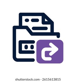 data recovery dual tone icon. Sleek and modern vector icon for websites, mobile apps, marketing materials, and corporate design. Fully scalable and ready to use.