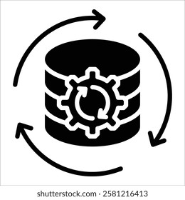 Data Recovery Icon Element For Design